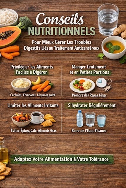 Troubles digestifs liés aux traitements anticancéreux
