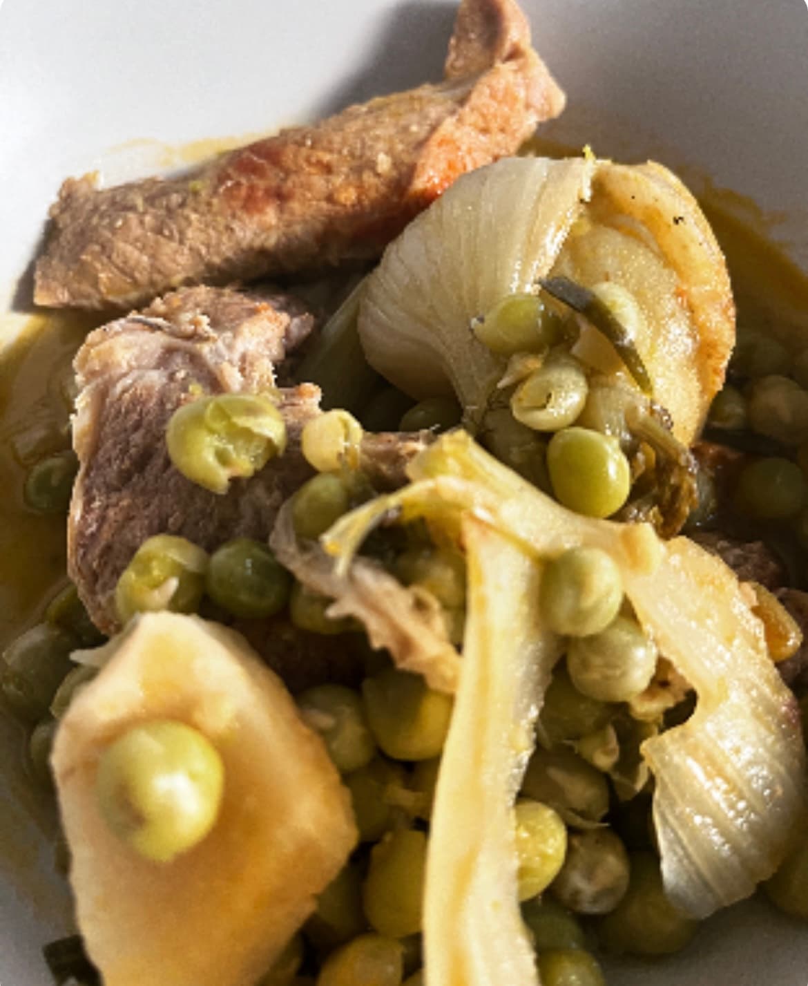 Sauté de Veau aux Petits&nbsp;Pois