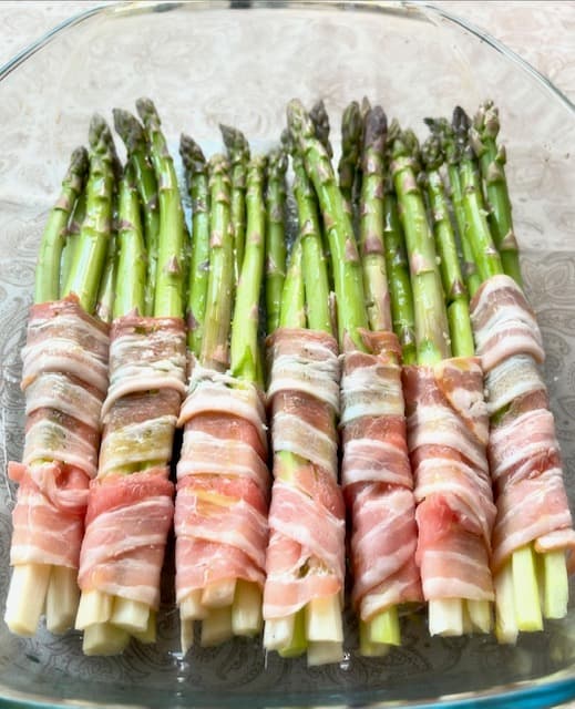 Asperges vertes au&nbsp;four